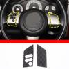 Carbon Fiber Steering Wheel Button Sticker For Toyota FJ Cruiser 2007-
