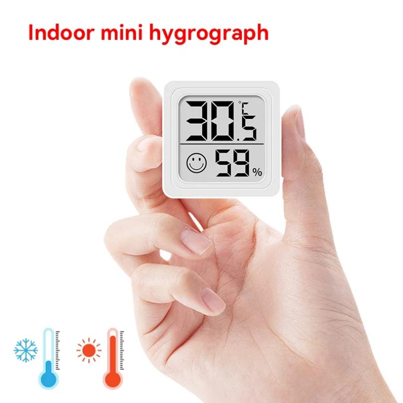 2025 New Mini LCD Digital Thermometer Hygrometer Indoor Room Temperature Humidity Meter Sensor Gauge Weather Station