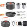 Hanlu DS-310 Przenośny Zestaw Naczyń i Czajnik na Kemping Outdoor