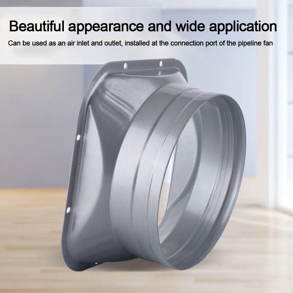 Metal Pipe Air Vent Connector 4-10inch Tube Air Ventilation Joint  Fresh Air System