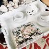 20-ct 6.5 Black Rose Floral Napk for Decoupage - Decorative Paper for Mother's Day, Shabby Chic Dinner - Kate