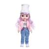 Fashion Cute 35cm Dolls Dress Up Suit Suitable for 13.78 Inch Doll Decorative Clothing Skirt Jeans Leisure Suit For Adults Gifts
