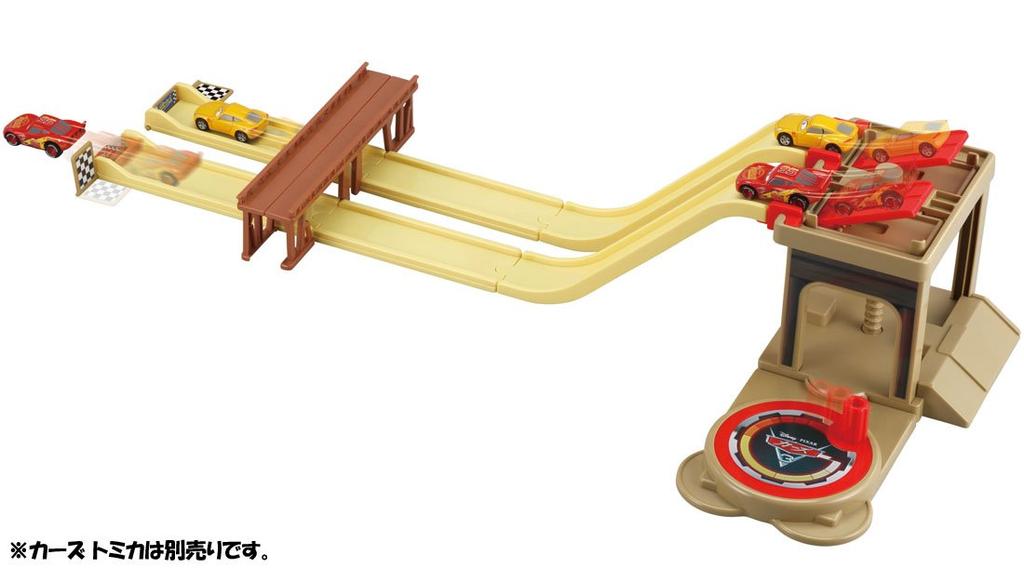 Disney Cars Tomica Action Course Triple Battle Course