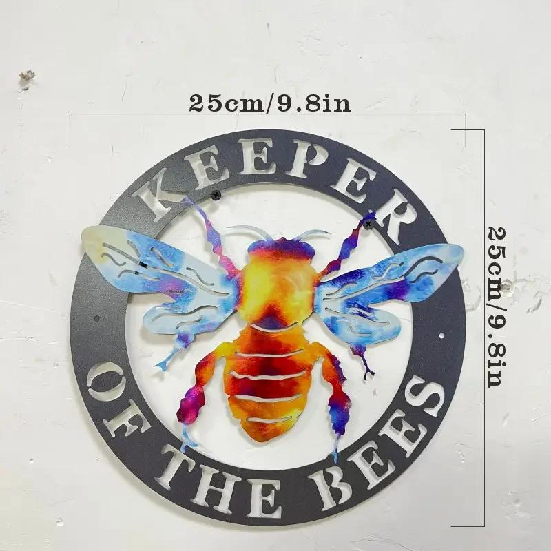 

Горячие металлические поделки Пчелы - Декор для сада и фермерского дома | Американское кованое железо для дворов и домашнего декора темные хаки