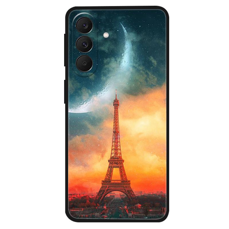 For Samsung Galaxy A57 A37 5G Case Bumper Starry Sky Soft Silicone TPU Back Cover for Samsung A37 A57 Phone Case Cute Cat Cover