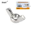 M6 Stainless Steel Wing Nuts, 50-Pack