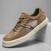 Chunky Platform Skate Board Shoes for Men Mesh Low Top Flat Sneakers Sports Casual Shoes Streetwear Walking Skateboarding Shoes