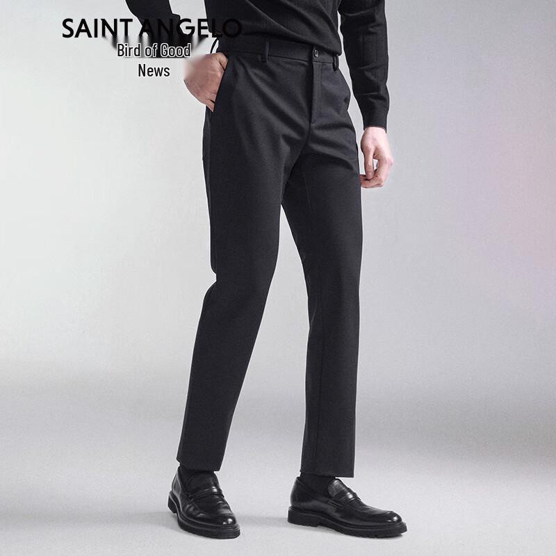 

Baoxiniao Men s Thin Straight-Leg Business Casual Pants ETD243030U 40