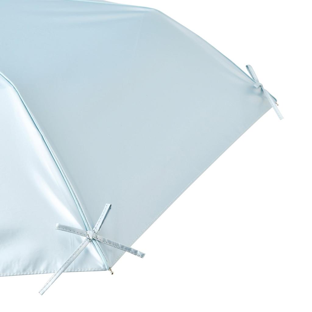Francfranc Francfranc Shading Ribbon Folding Umbrella 50cm Light Blue For both sunny and rainy days Shading rate UV cut rate Lightweight Parasol Rain