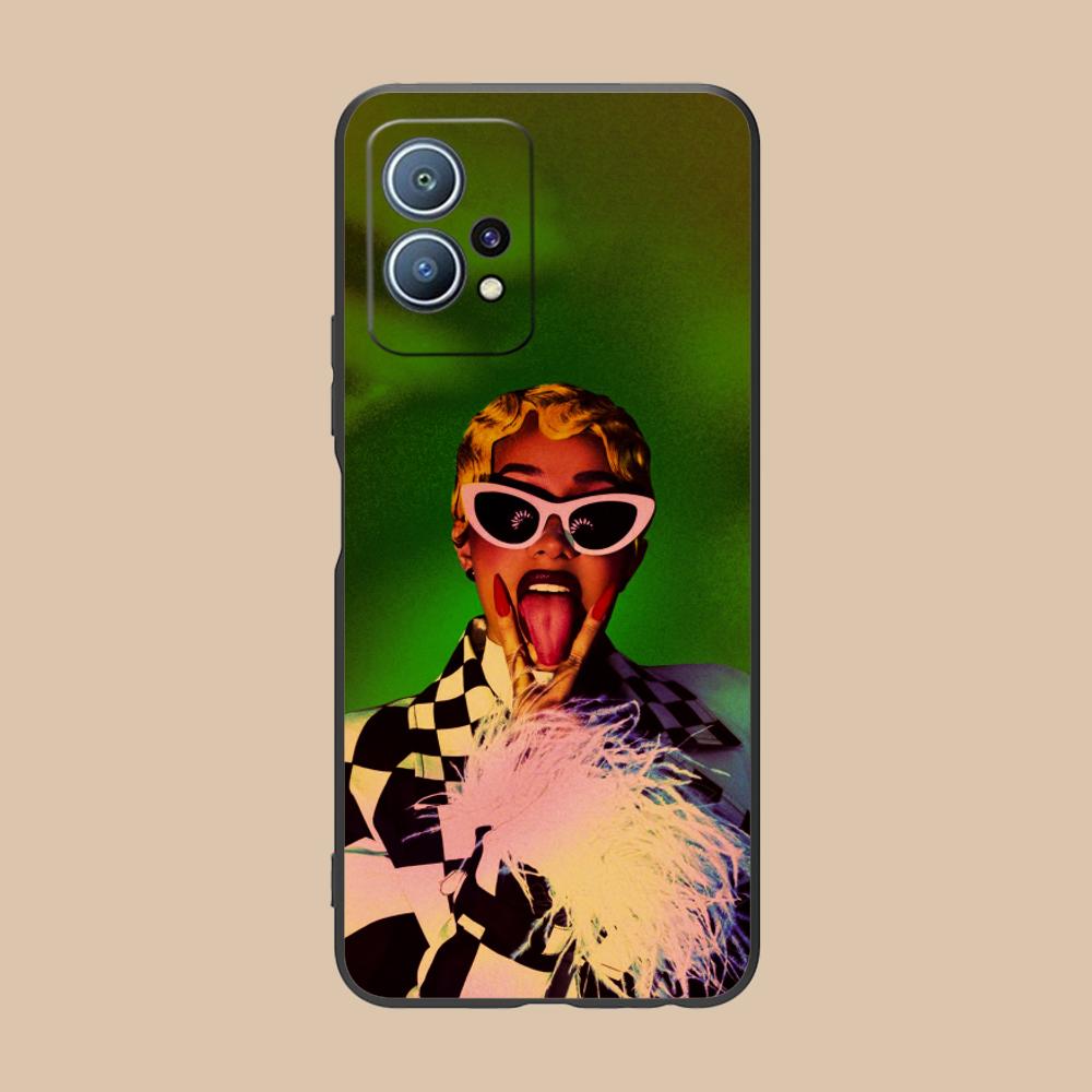 Cardi B Matte TPU Mobile Phone Case for Huawei P60 P50 P40 P30 P20 P10 P9 P8 Pro Lite Plus Colorful Printing Cover