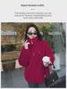 2022 Winter Korean Style High-end Double-faced Cashmere Wool Coat for Women - Medium-length, Fashionable