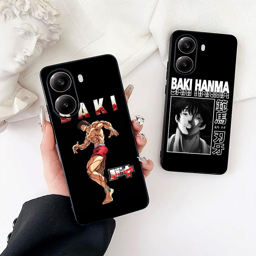 Bakis Hanma Art Dou Phone Cover for Samsung Galaxy A06 A05 A14 A50 A51 A52 A12 A13 A23 A70 A07 A25 A26 A72 A56 Protective Case