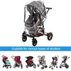 Stroller Rain Cover Waterproof Windproof Breathable Dust Snow Rain Protection Stroller Travel