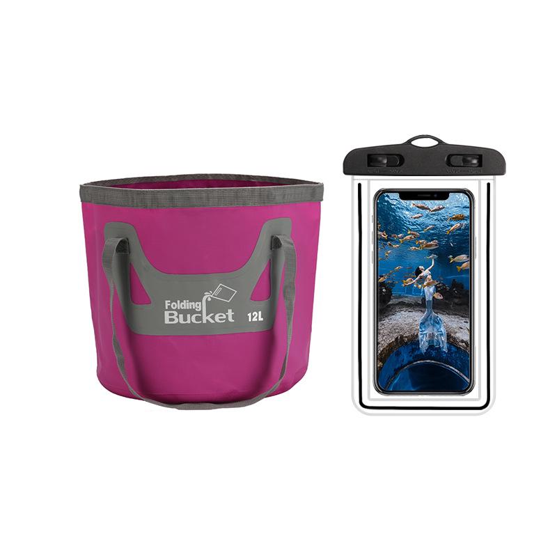 Portable Folding Waterproof Travel Fishing Bucket Bag