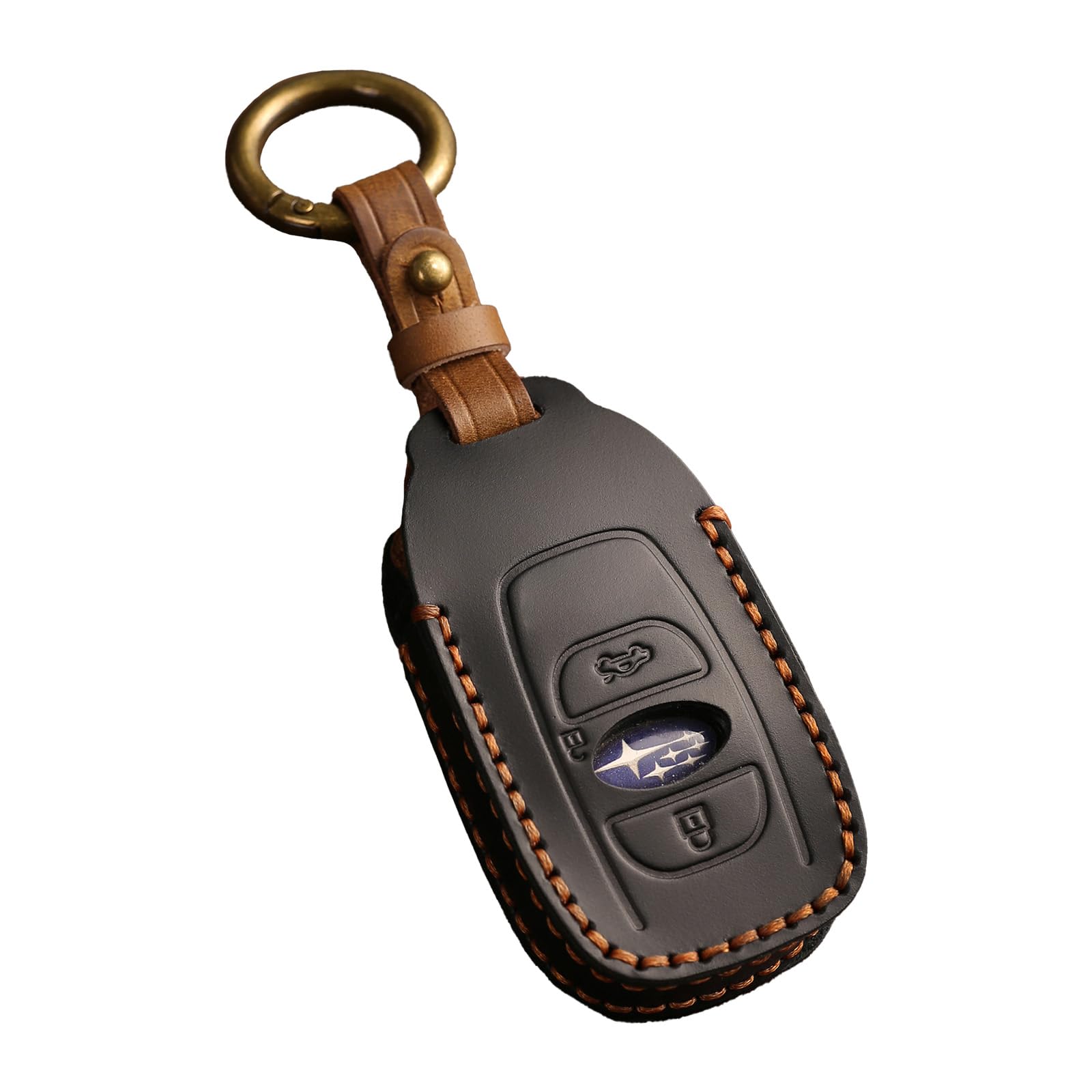 

Krovat Subaru Key Case, Key Cover, Luxurious Genuine Leather, Forester, Crosstrek, Revogue, Impreza Accessory, Black