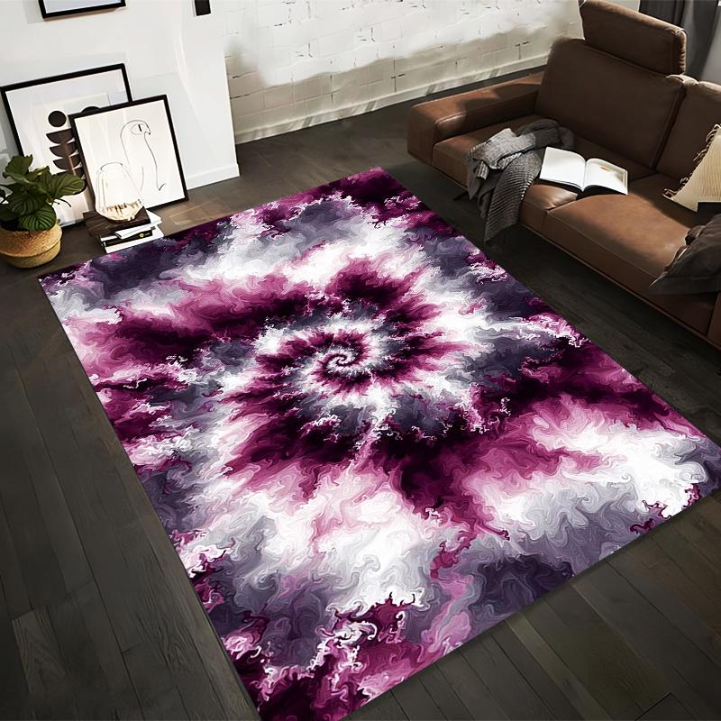 

Abstract Purple Spiral Pattern Carpet for Living Room Decor Suitable for use as an anti-slip for living room bedroom sofas 40x60cm( 15x23in )