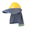 Summer Sun Shade Safety Hard Hat Neck Shield Helmet Sun Shade Reflective Stripe Cap Cover For Construction Workers