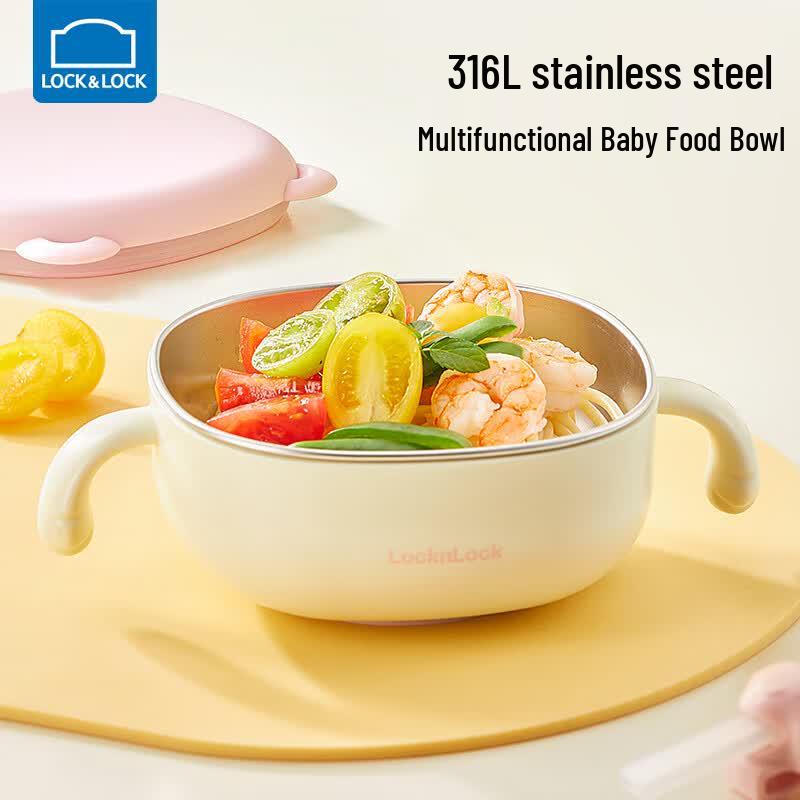 LocknLock Stainless Steel Baby Suction Feeding Bowl