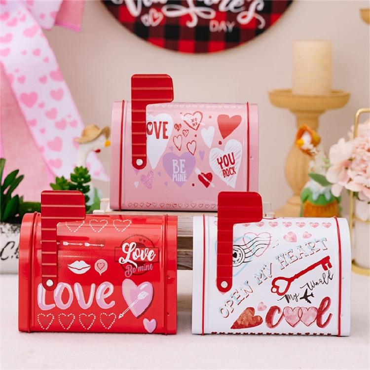 Mini Handy Container Iron Gift Box for Loose Leaf Tea Mailbox Ornaments