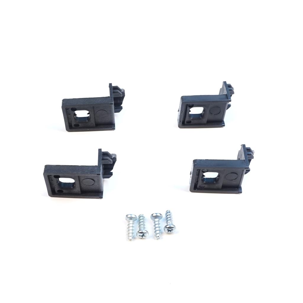 EHL25+EHL26 Headlight Holder Mount Repair Bracket Tab Set Left Right Side for VW Touran MK1 2003-2010 Caddy MK3 2004-2010 Pre-Facelift 1T0998225
