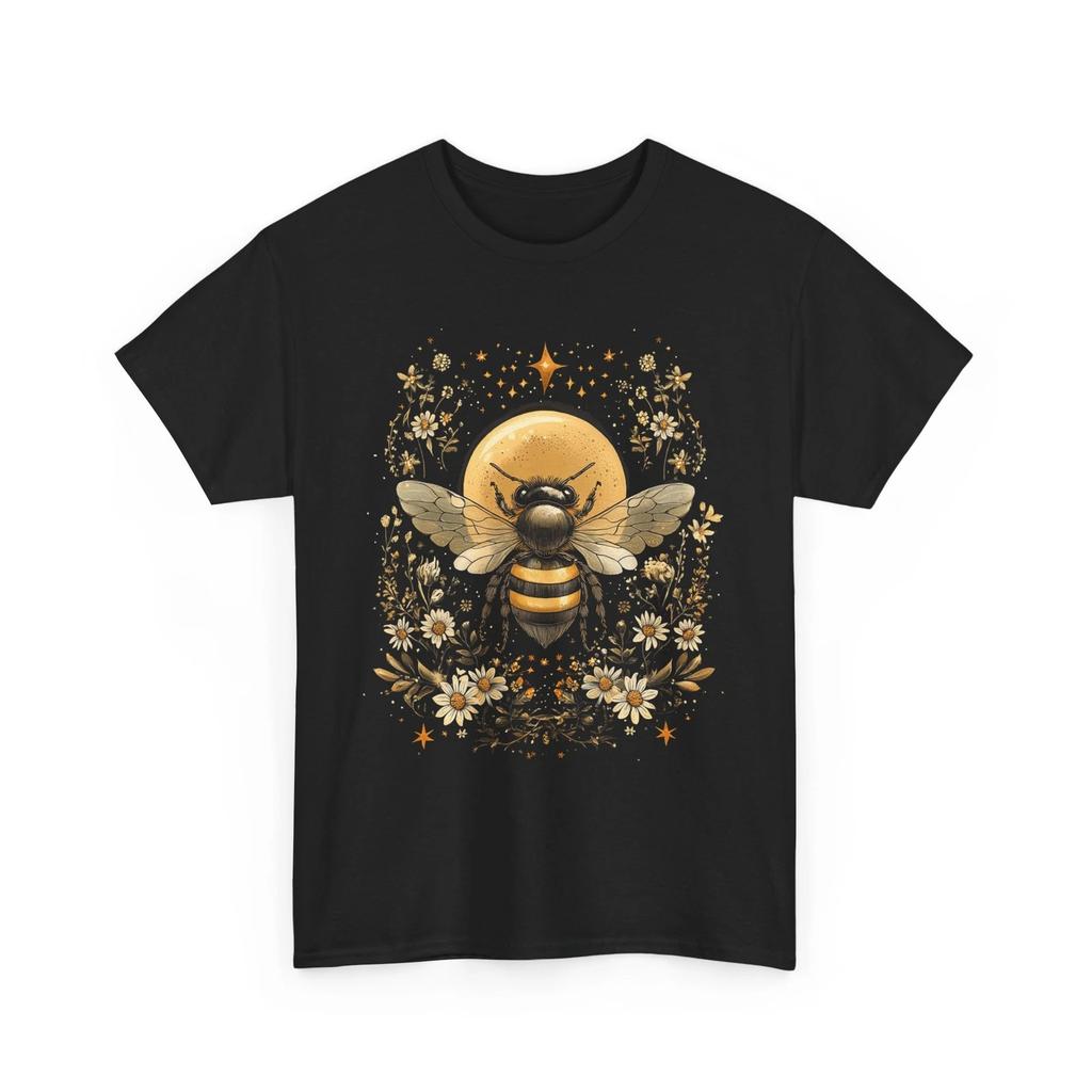 Bee T-shirt Tops Tees Unisex | Save the Bees Shirt | Honeybee Tee | Bee Floral Boho Moon Stars