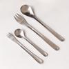 Hive Mind Stainless Steel Cutlery Dessert Dessert Fork Dishwasher Safe 18-8 Set Spoon, Fork, Spoon, (4-piece Set),