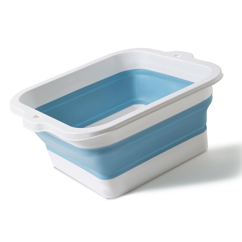 Faltbares Fußbadbecken Mehrzweck Große Kapazität Umweltfreundlicher Silikon Faltbarer Fußweicheimer für Zuhause Reise