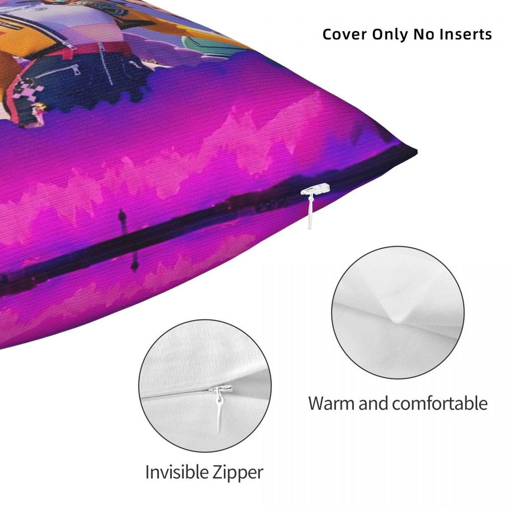 KPop Demon Hunters Huntrix Pillowcase Accessories Printed Cushion Cover Pillow Covers Home Decorations Square Multi-Size