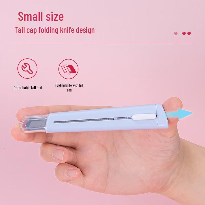 Deli Macaron Color Auto-Lock Utility Knife