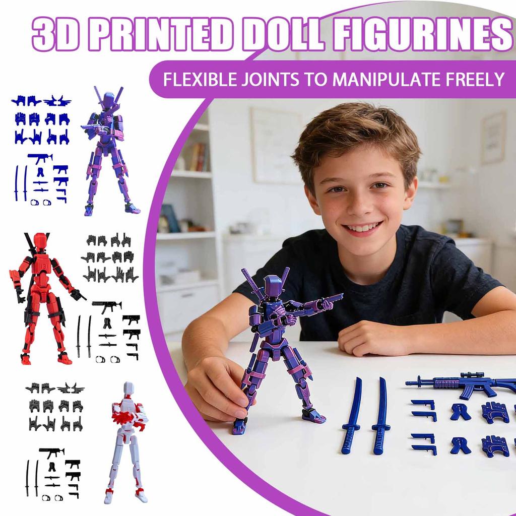 Mobile Doll Set, Titan Robot Mobile Doll, Posable Mobile Doll, Suitable For Collectors, Desktop Decoration