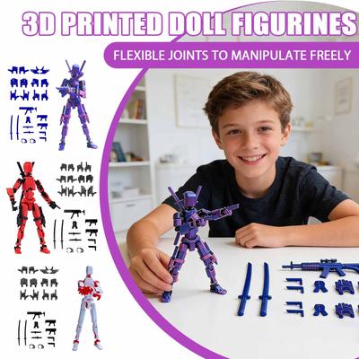 Mobile Doll Set, Titan Robot Mobile Doll, Posable Mobile Doll, Suitable For Collectors, Desktop Decoration
