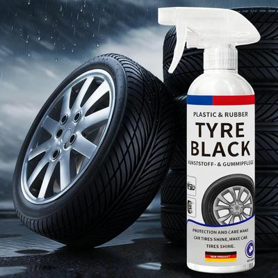 Tire Shine Spray Vehicle Tyre Cleaning Product Automotive Tyre Restorer Spray for Trucks Sedans RVs SUVs Auto Enthusiasts Fleet