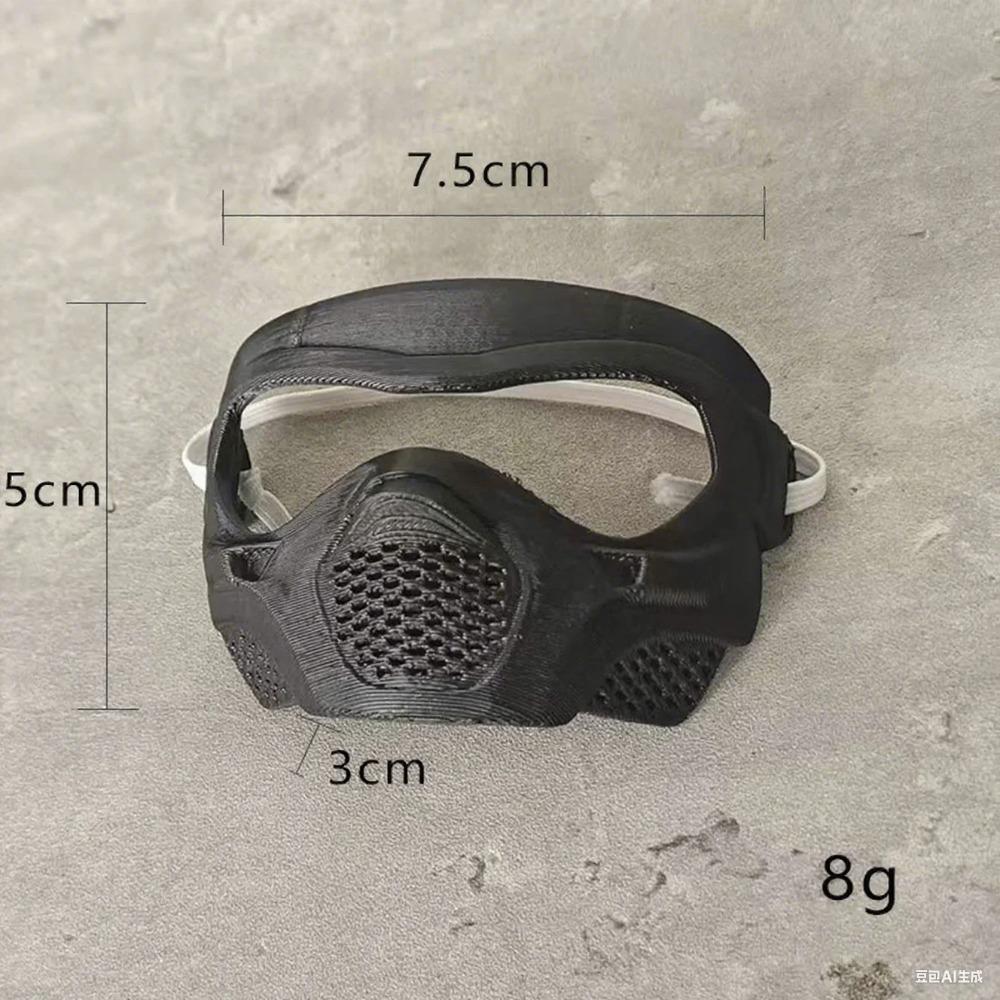 24 New Mask For Labubu Halloween Doll Accessories Trick Or Treat Jason Black White Ghost Clown Ghost Gas Mask Pink Cat Funny Toy