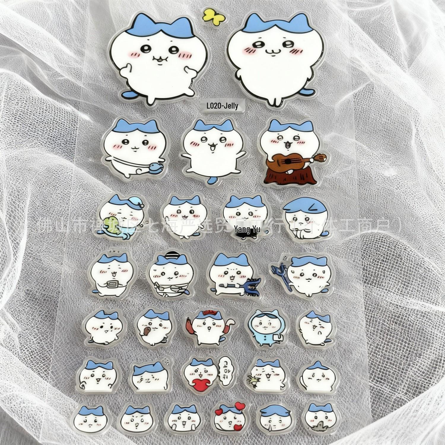 Чиикава Усаги Милый Мультяшный Ика Украшение для Телефона Водонепроницаемая Наклейка - Нишевый DIY Стиль L020