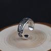 Adjustable Sterling Ring Men Women Vintage Star Constellation Band Minimalist Finger Jewelry
