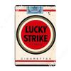 Best Seller Lucky Strike Merchandise Metal Signs Party Garage Decoration Club Party Decoration Tin sign Posters