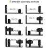 Stay Roller Door Slides Rails Adjustable Sliding Barn Bottom Sliding Door Guide  for Barn Door