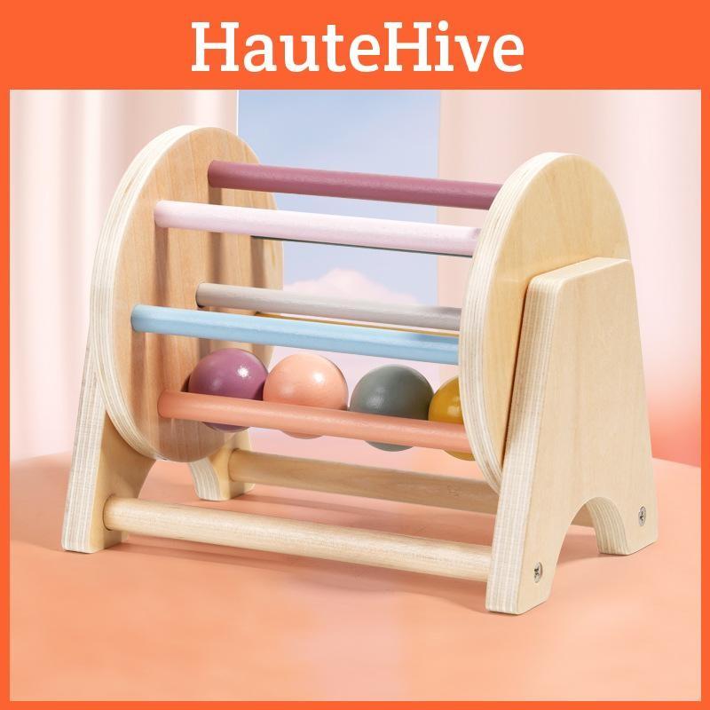 Play Wooden Toddler Drum Educational Features Cognitive Growth Hand Eye Skills