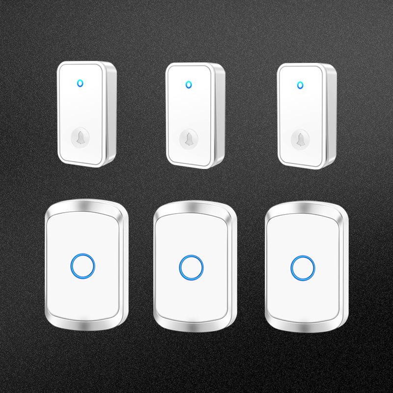 Wireless Smart Doorbell: Battery-Free, Waterproof, Long-Range Remote Control for Home