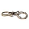 Barrel Key Hook S with Key Silver Key Double Fish Wallet Single Biker [dredline] Df-004 Ring, 925, Chain, Loop, Hook, Chain, Hook,