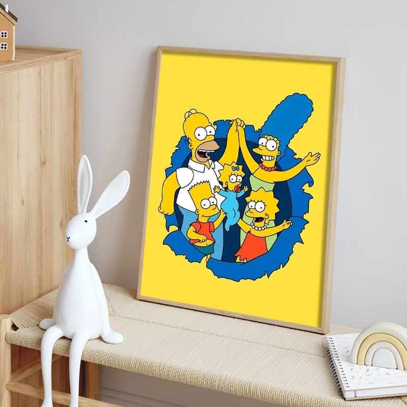 Disney Diamond Painting The Simpsons DIY 5D Mosaic Embroidery Hobby Gift Home Decor