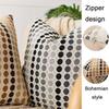 1Pc Modern Nordic Polka Dot Throw Pillow Cover Lightweight Luxury Woven Cushion for Living Room Cojines Decorativos Para Sofá