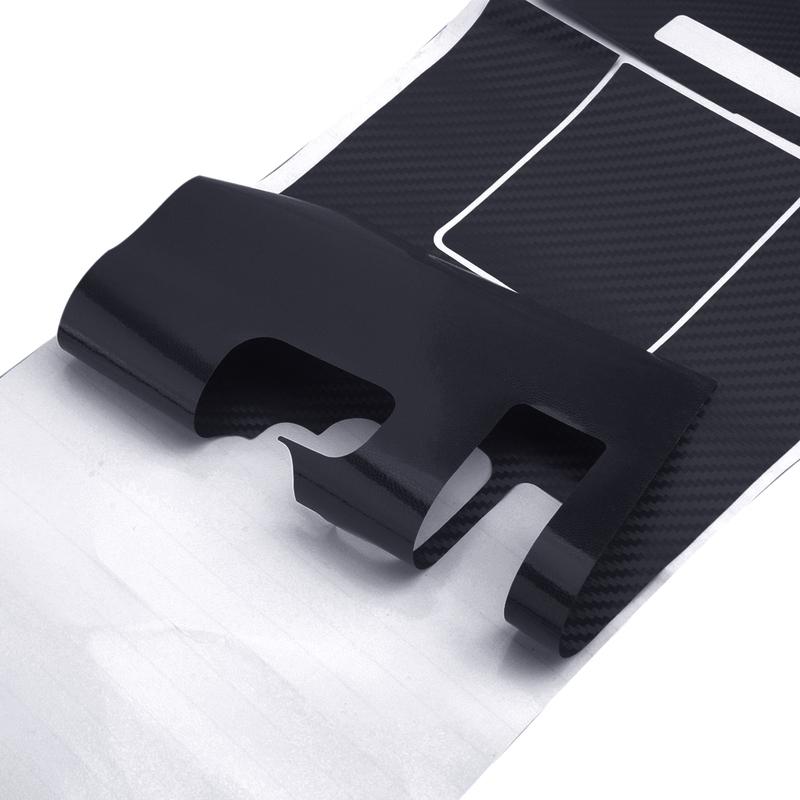 LHD Car Interior Gear Panel Window Control Switch Sticker Kit Fit for Lexus IS250 300 350 2006-2012 3D Black Carbon Fiber Style