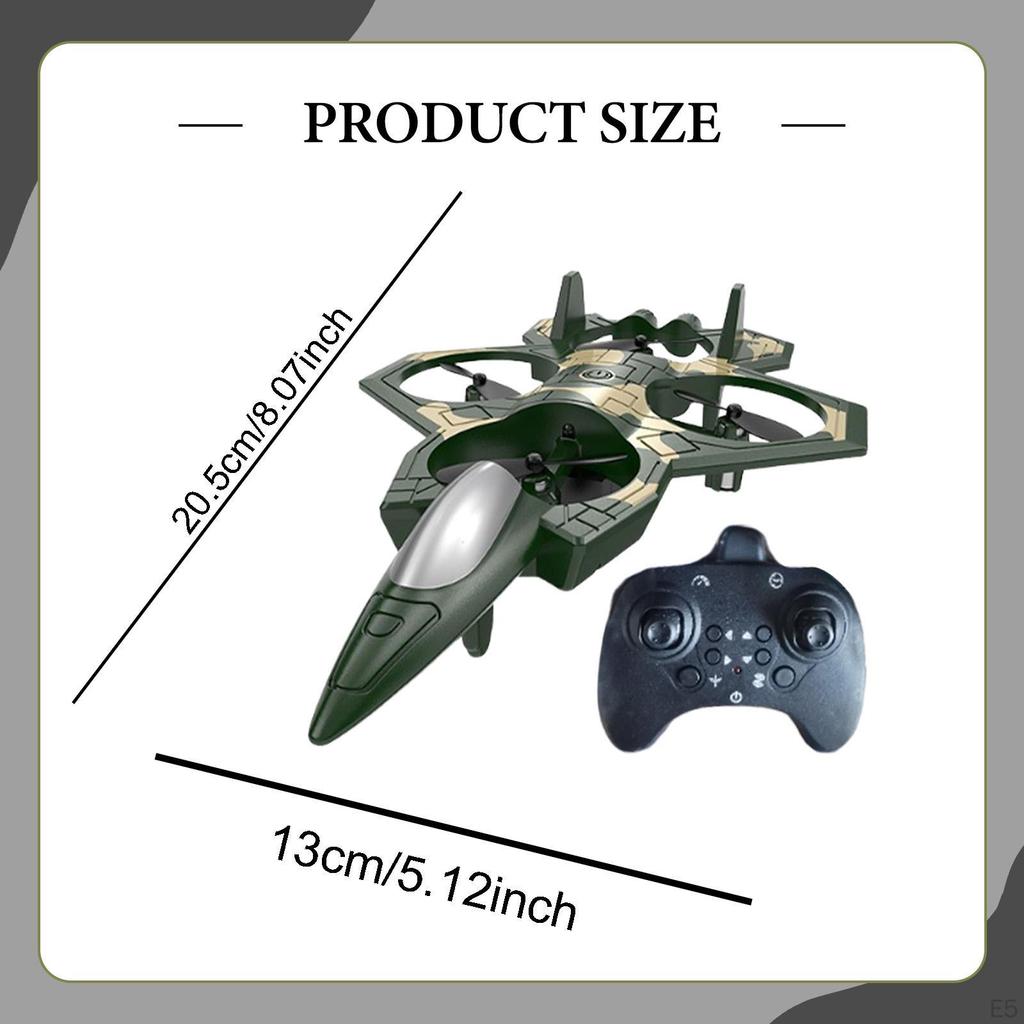 RC Aircraft Hobby Glider Stylish Easy to Control Powerful Motor Plane Jet Fighter for Ages 14+