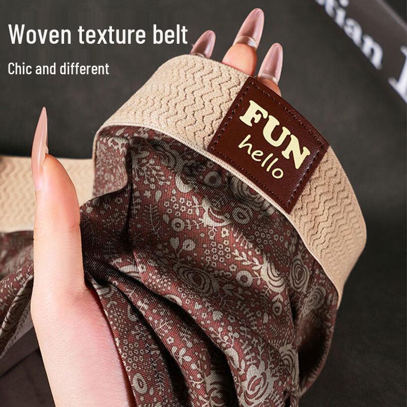 FitonTon Men's 10A Antibacterial Cotton Boxer Briefs - 3 Pack