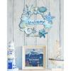 Putuo Decor Beach Wreaths - Ocean Welcome Sign, Wood Material, Summer Beach Decor for Front Door, Sea Turtle Design