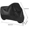 Motorcycle Cover All Season Universal Weather Resistant Waterproof Sun Outdoor Protection Durable Cover with Storage Bag
