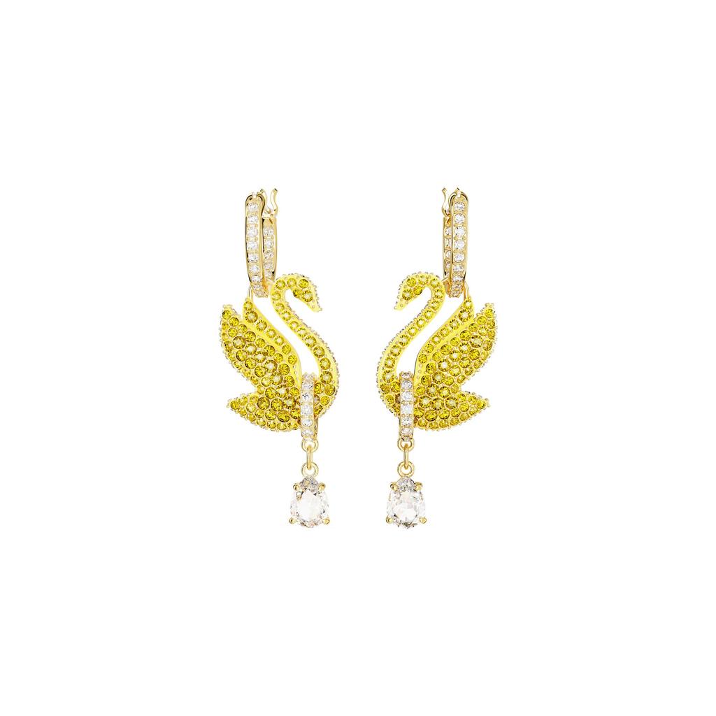 Swarovski Swan Earrings Womens