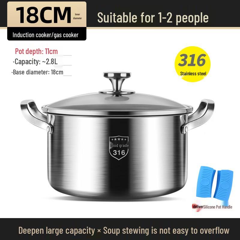 316 Stainless Steel Multi-Function Stockpot