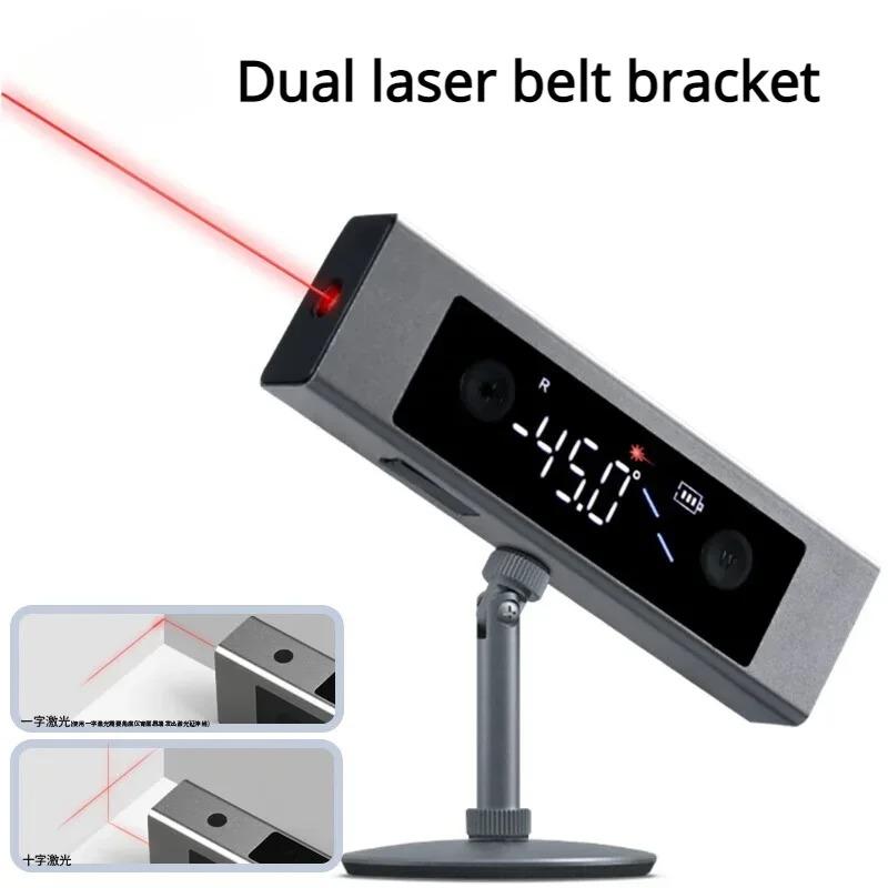 

2 In 1 Laser Level Digital Inclinometer For Angle Measurement Protractor Angle Ruler Type-C Rechargeable Tool